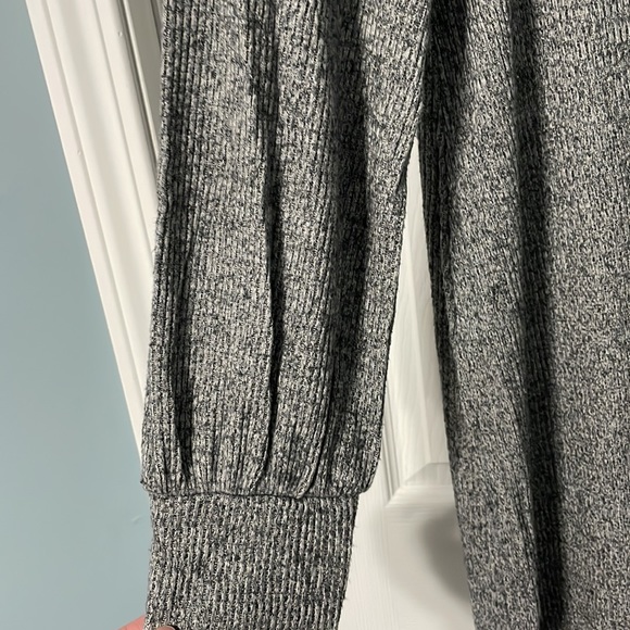 Dynamite grey mock neck sweater dress - Picture 4 of 5